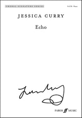 Echo SATB choral sheet music cover